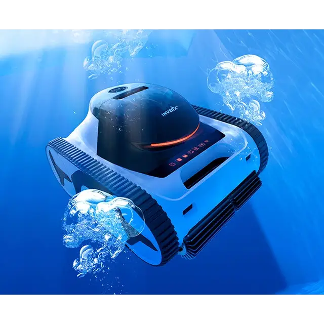 Xwarrior InverX X60 robotisk poolrengörare blå och svart